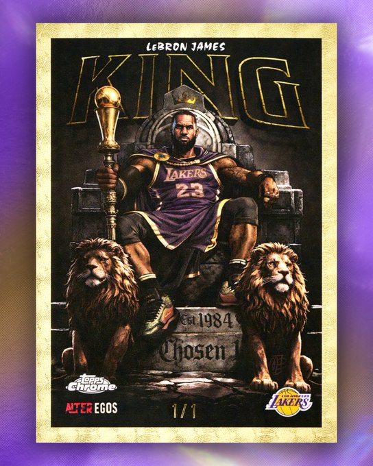 LeBron James Topps Chrome 2026 Alter Ego